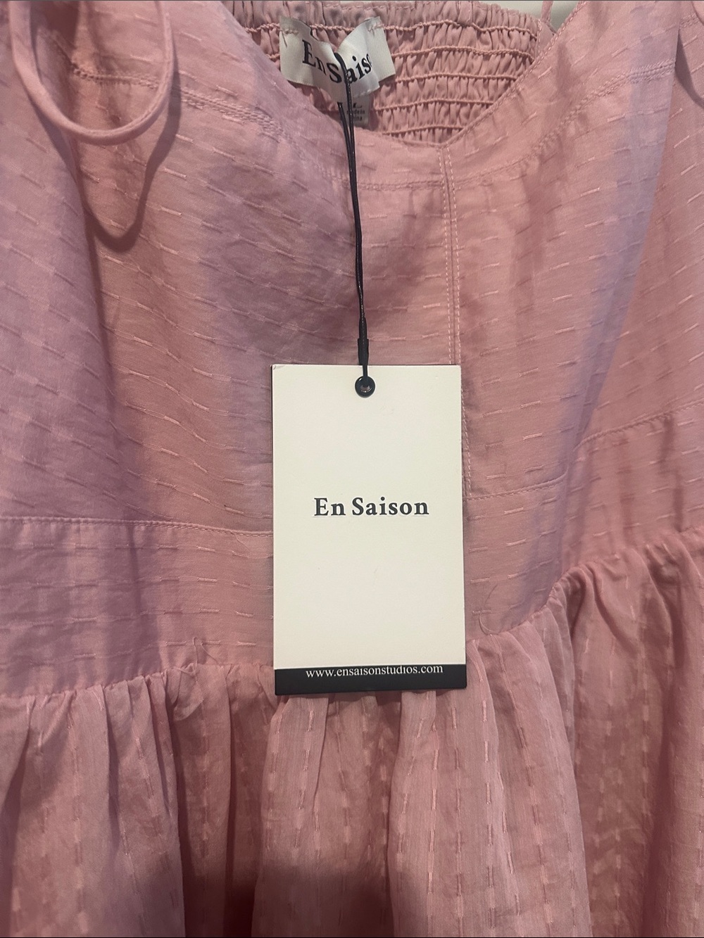En Saison Bree Midi Dress in Soft Pink - Picture 5 of 6